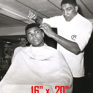 Muhammad Ali~Barber~Hair Salon Decor~ Print~Photo~16" x 20"