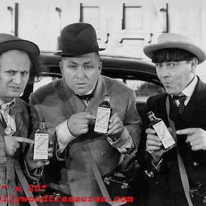 Three Stooges~Personality Poster~Photo~Druggist~Poster~#13~16&quot; x 20&quot;