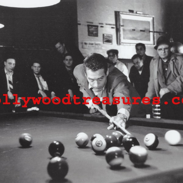 Paul Newman~The Hustler~Playing Pool~Pool~Billiards~Playing Pool~Poster~ Print~Photo~16" x 20"