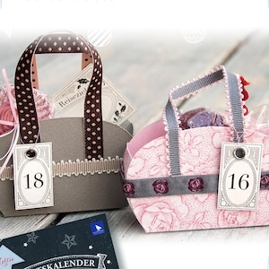 E-book "Adventbagage" - handleiding, sjablonen en printsjablonen voor een originele reislustige adventskalender - handleiding in het Duits