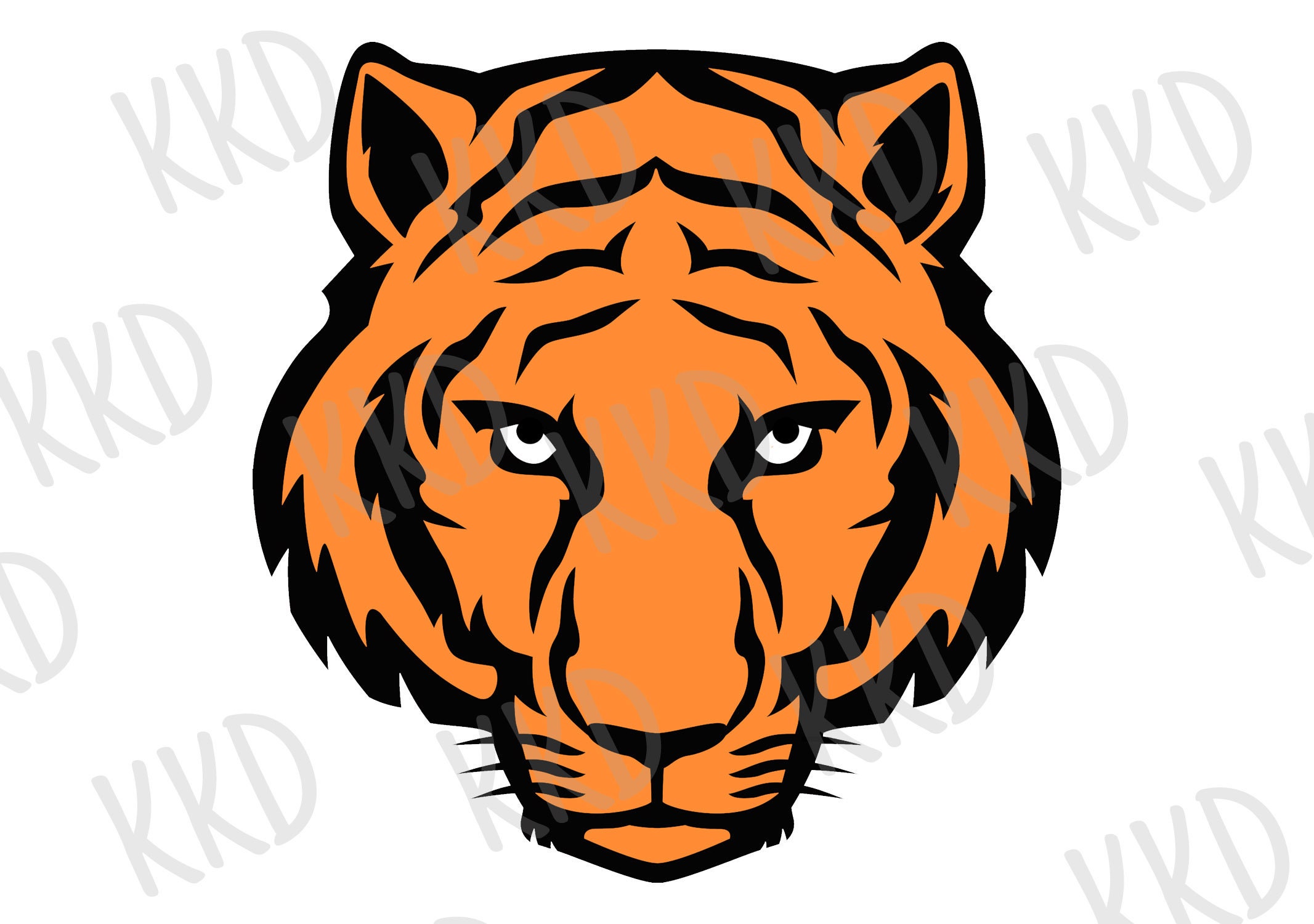 tiger head svg free