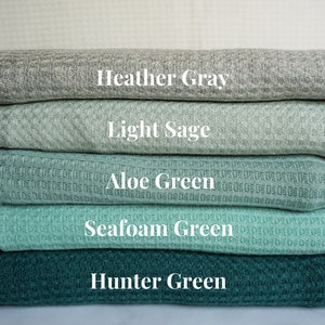 Waffle Knit Fabric- Many Colors | 60 inch width | Poly Rayon Spandex | Half Yard or 1 Yard | Fabric by the Yard