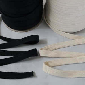 Black Cotton Cord, 3mm Waxed Cotton Cord, 5 Yards Black Cord, 15