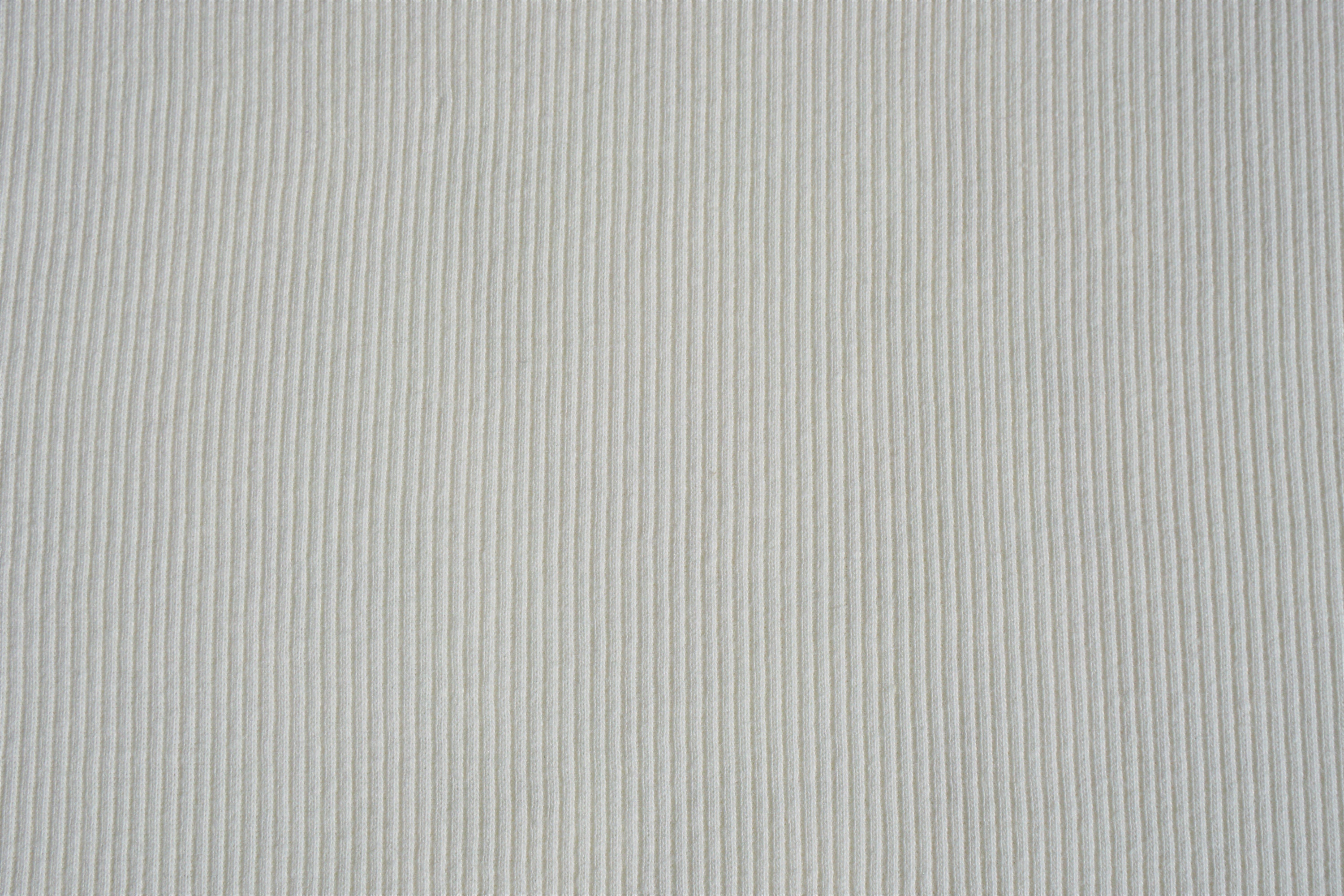 Rib Knit 100% Cotton Fabric Ivory Solid | 56 Inch Width Baby