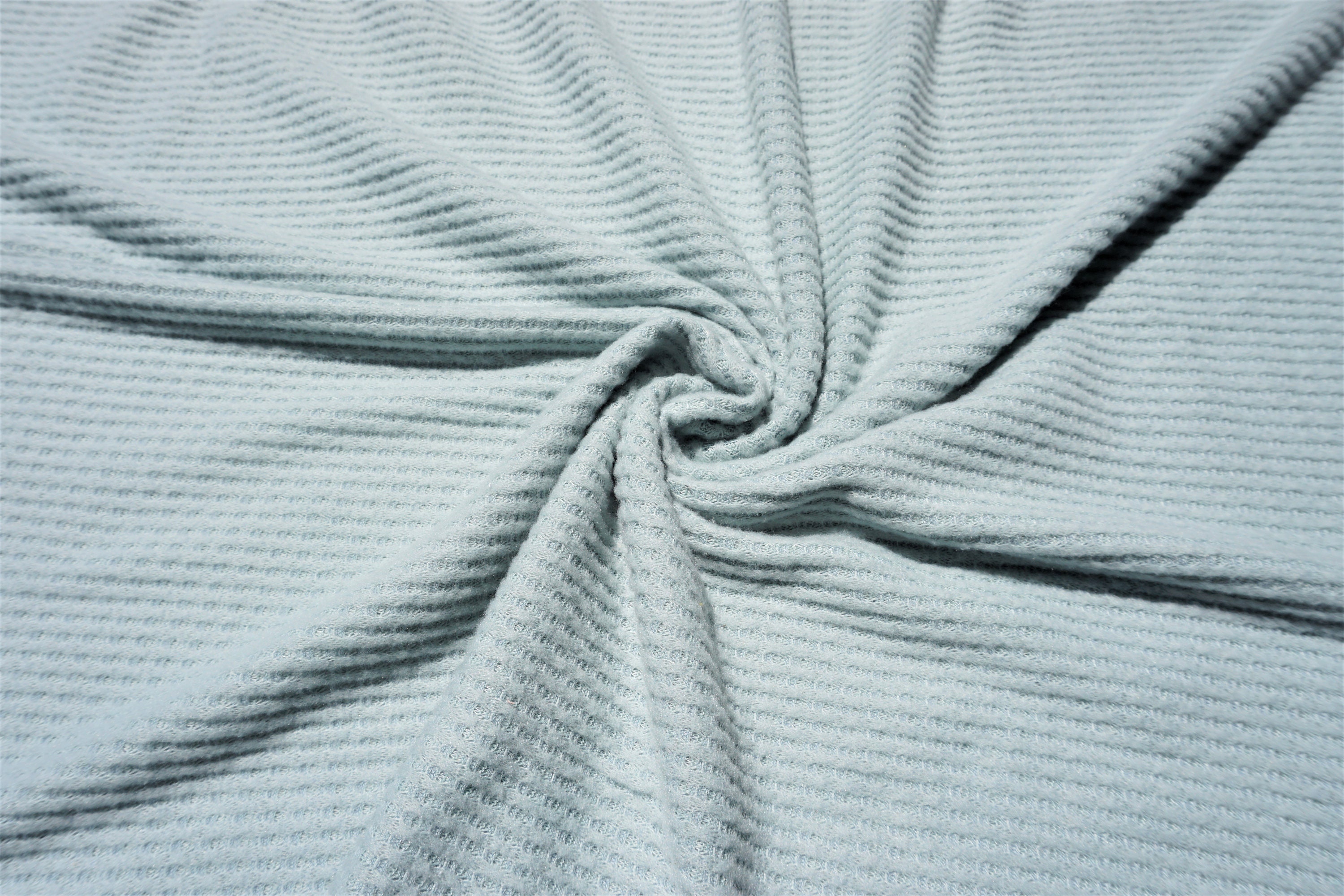 Brushed Waffle Knit Fabric Mint Green 64 inch width Poly Etsy