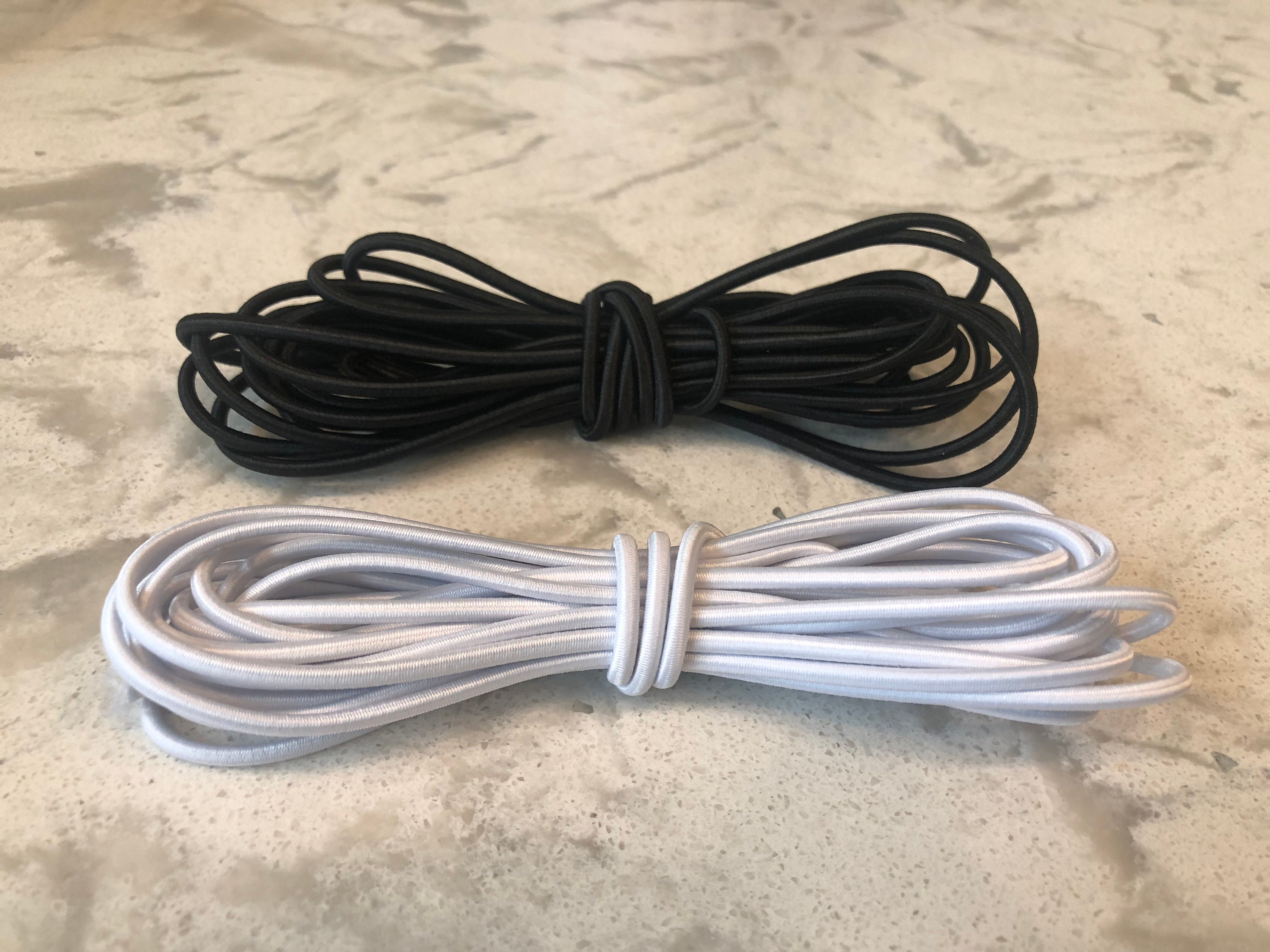 Elastic Rounded Rounded Elastic Cord 3, 2.5, 2 Mm (1/8