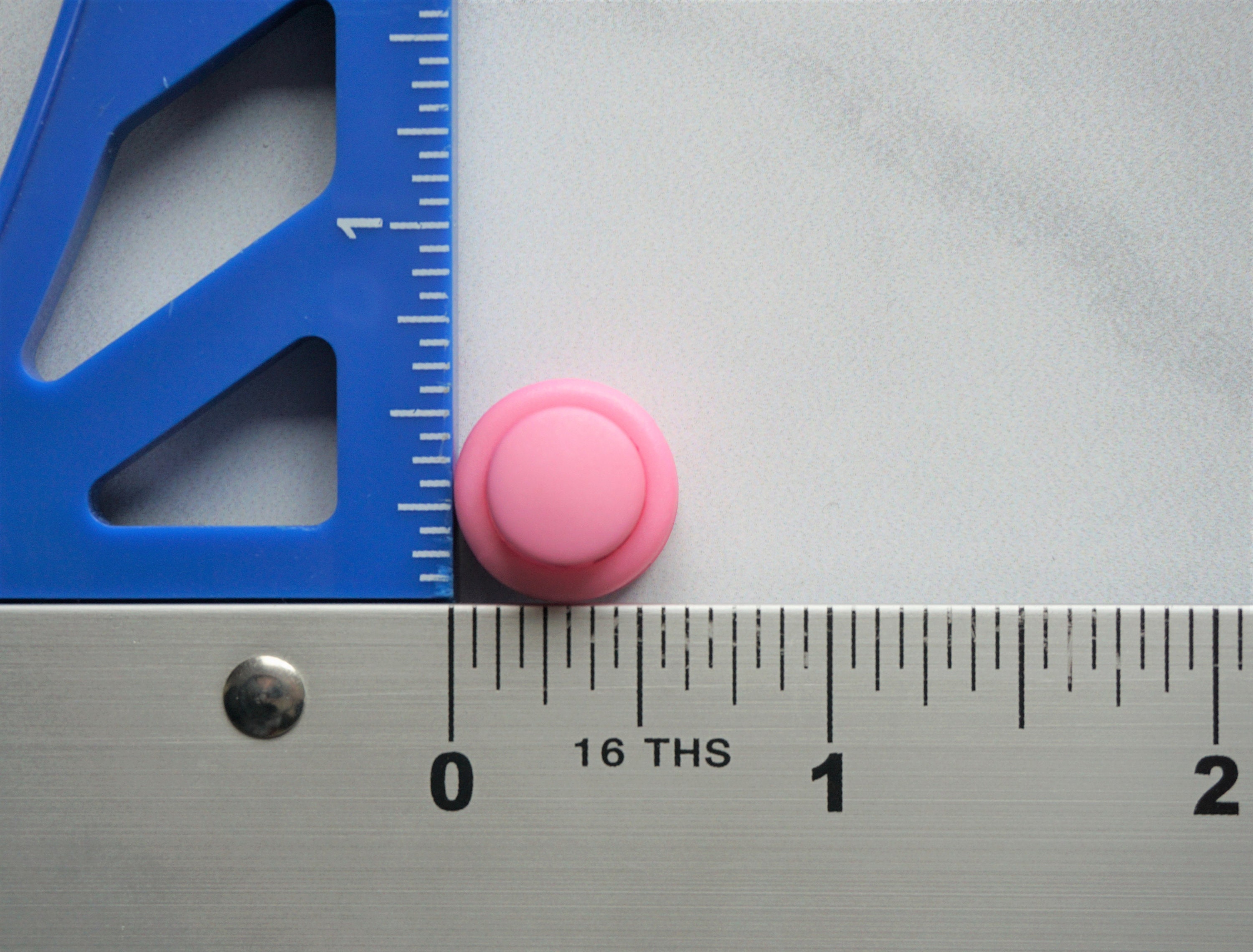 Pink Cord Lock With Button 5/8 Inch Cord Stopper / Two Hole Etsy