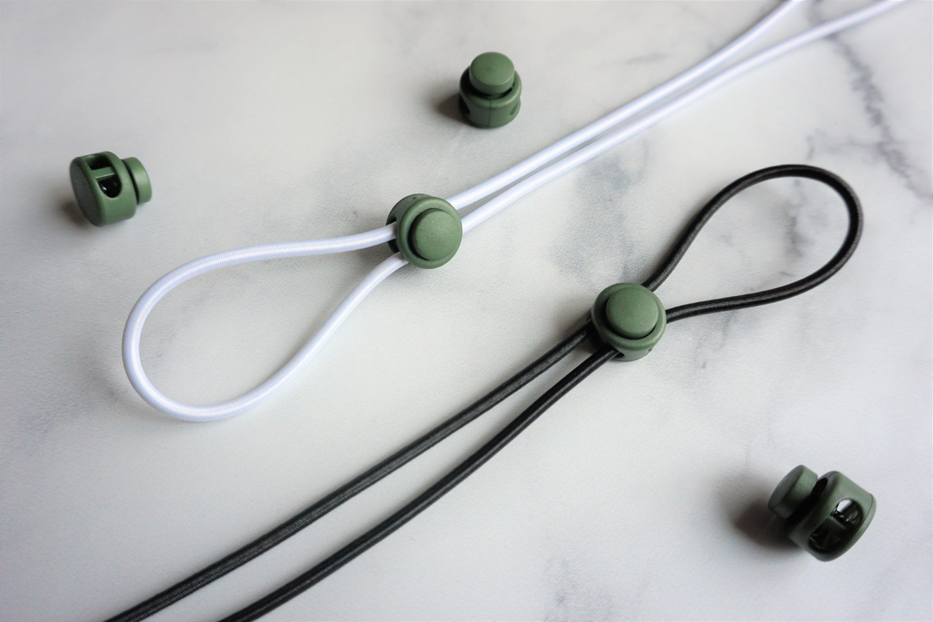 Olive Green Cord Lock With Button 5 8 Inch Cord Stopper Two Hole Toggles Elastic Cord Adjuster Multiple Colors Available Etsy UK