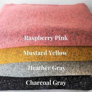 Brushed Hacci Sweater Knit Fabric | 58- 63&quot; width | Rayon Poly Spandex | Sold by Half Yard or 1 Yard