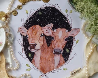 Two Headed Calf Prints