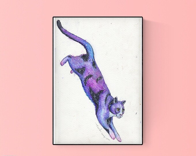 Galaxy Cat Prints