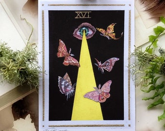 The Tower Tarot Card Prints