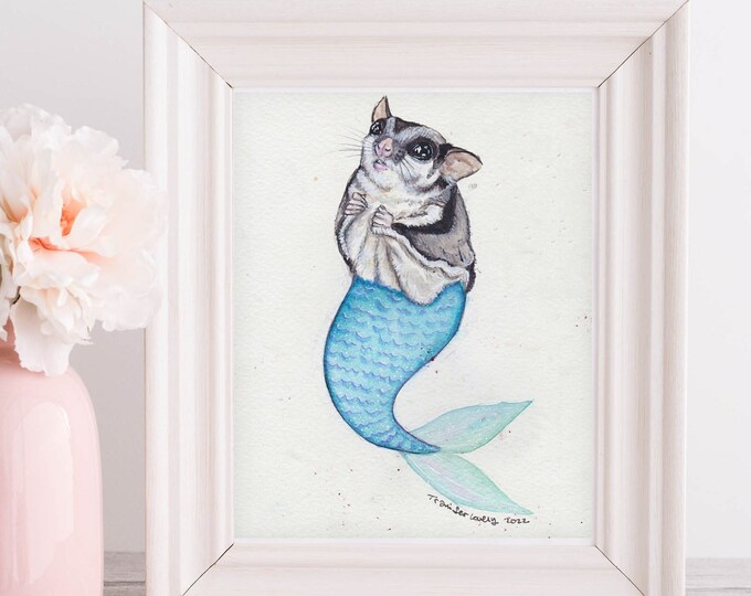 Mermaid Sugar Glider Prints