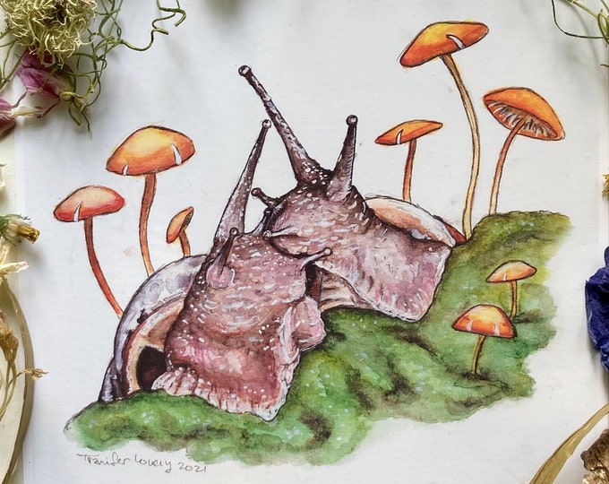 Kissing Snails Prints