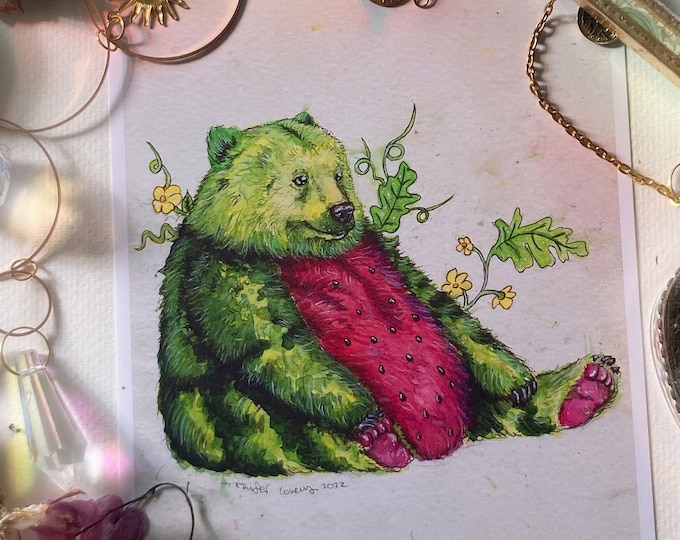 Watermelon Bear Prints