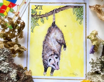 The Hanged Possum Tarot Prints