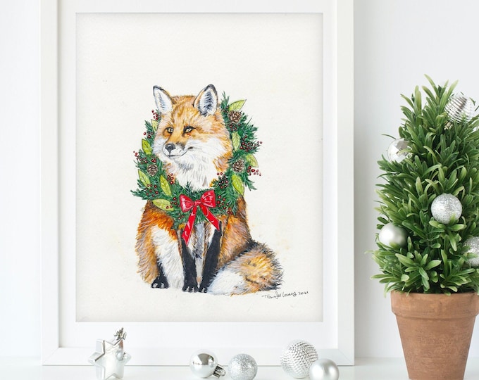 Holiday Fox Prints