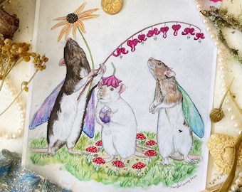 Fairy Rats Prints