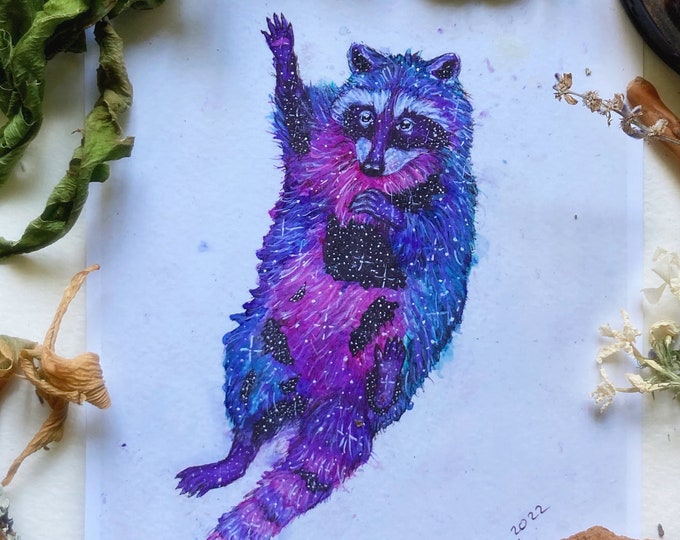 Galaxy Fox Prints