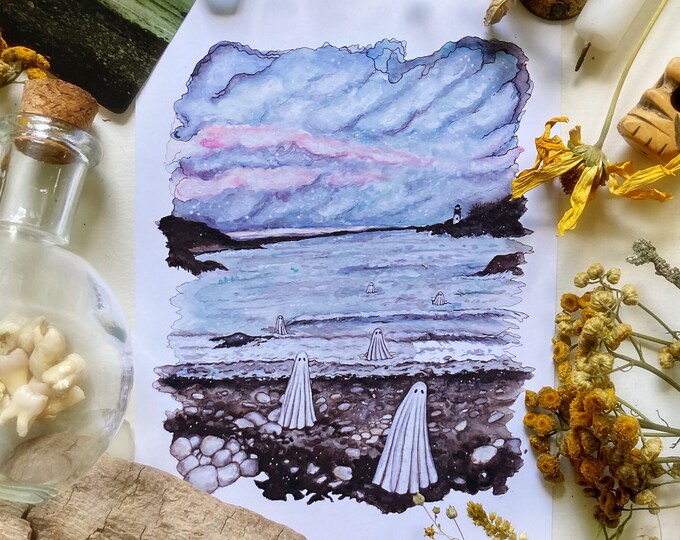Haunted Beach Prints