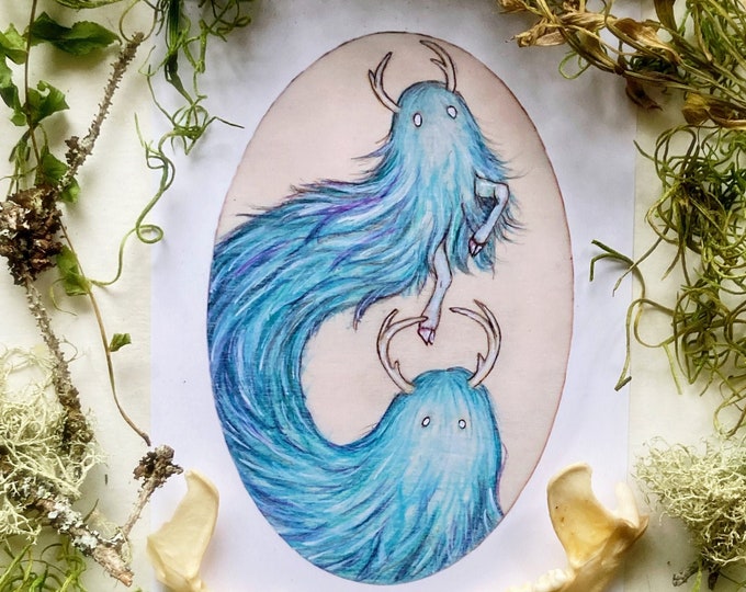Woodland Monster Prints