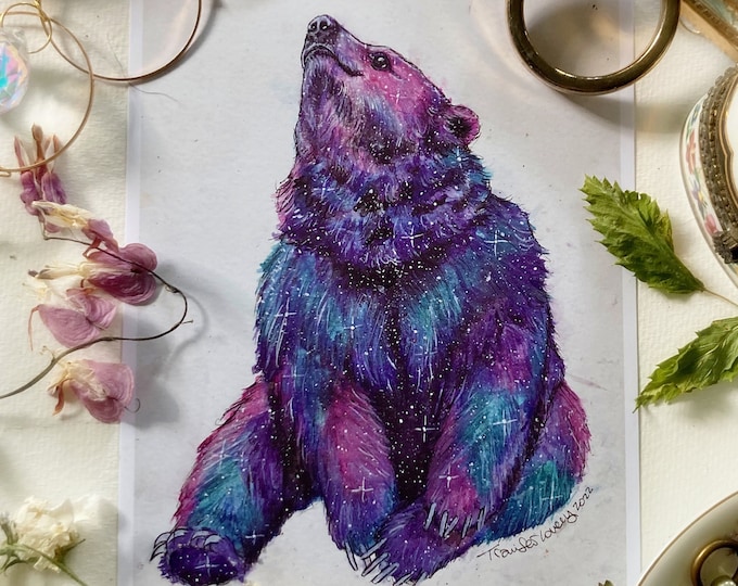 Galaxy Bear Prints