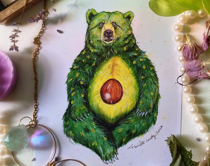 Avocado Bear Prints