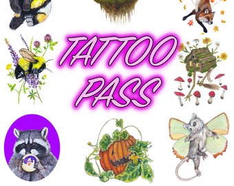Toestemmingsticket voor de tattoo-pas