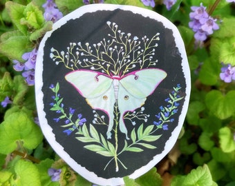 Luna Moth Stickers