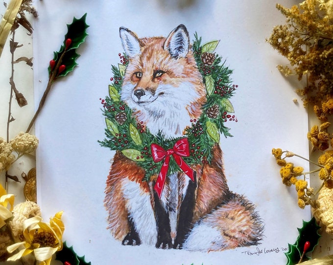 Holiday Fox Prints