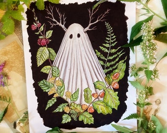 Woodland Ghost Prints