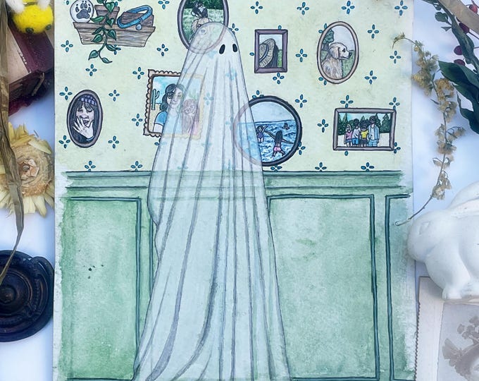 Nostalgic Ghost Original Painting