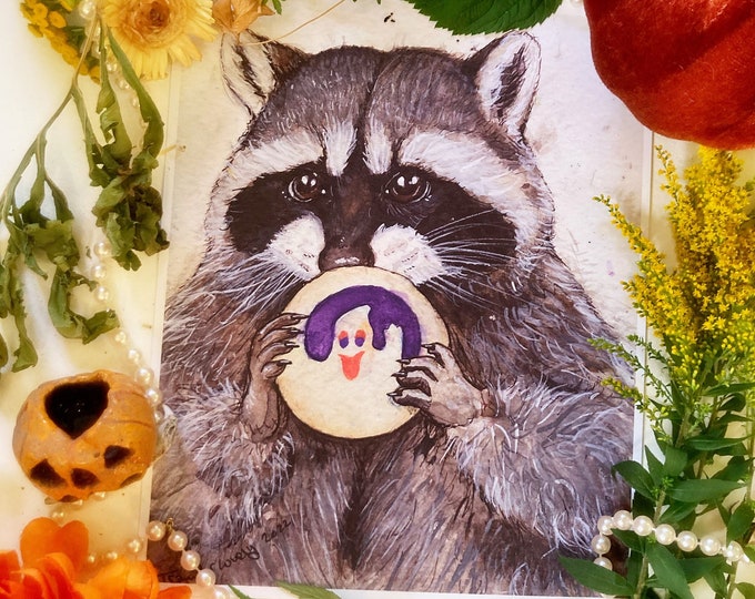 Cookie Raccoon Prints