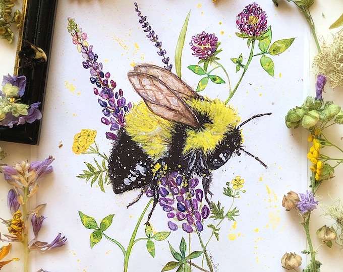 Bumble Bee Art Prints