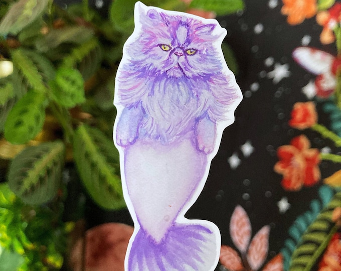 Mermaid Cat Stickers