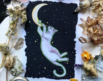 Moon Cat Prints