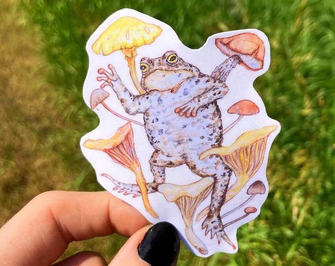Toad and Mushrooms Sticker