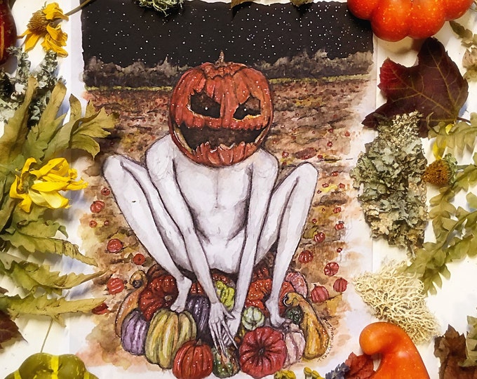 Pumpkin Ghost Prints