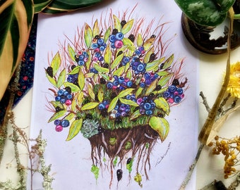 Blueberry Spirits Prints