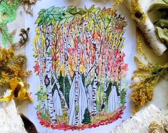 Haunted Forest Prints