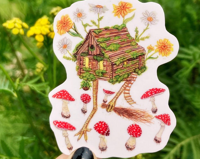 Baba Yaga House Stickers