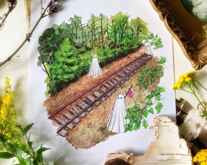 Haunted Railroad Prints