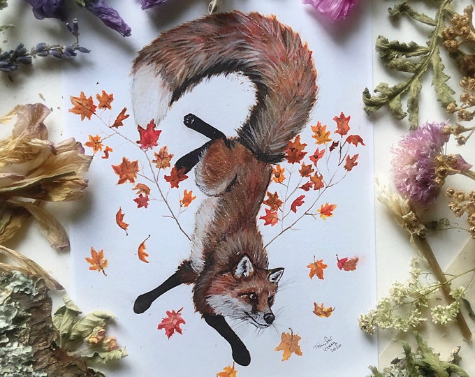 Autumn Fox Prints