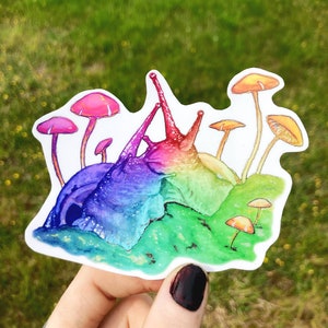 Rainbow Snails Stickers, Rainbow Art, LGBT Pride Stickers, Cute Animal Art, Snail Stickers, Rainbow Stickers, Pride Flag Art
