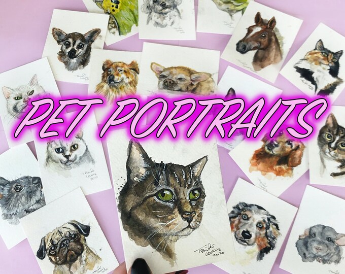 Custom Pet Portraits