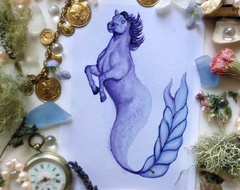 Mermaid Horse Prints