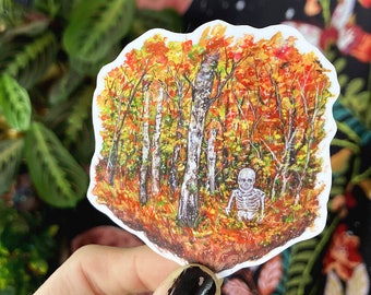 Skeleton Forest Stickers