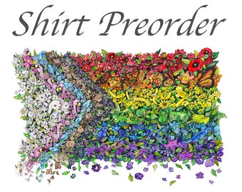 T-SHIRT PRE-ORDER, originele kunst, Pride Shirts, LGBTQ, gedrukte grafische t-shirts, kleding, alternatieve modekleding, leuke kleding