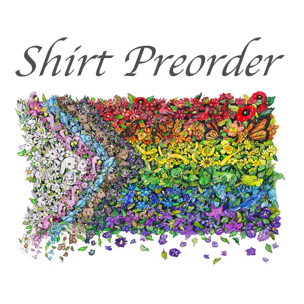 T-SHIRT PRE-ORDER, Original Art, Pride Shirts, lgbtq, Printed Graphic Tshirts, Clothing, Alternative Fashion Clothes, Cute Clothing