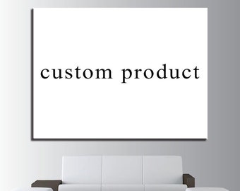 1 Panel Custom Canvas Prints Framed / USA Made Custom Canvas Wall Art / 1 Piece Decor Customized Gift Idea / Painting Multi Panel Poster